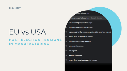 Exports TO EUROPE, USA tarrifs